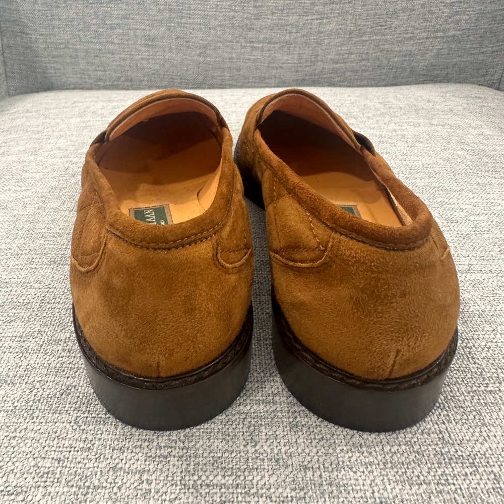 Cole Haan Brown Suede Loafers - Picture 2 of 7